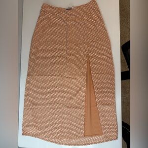 Abercrombie & Fitch Pink Patterned Skirt